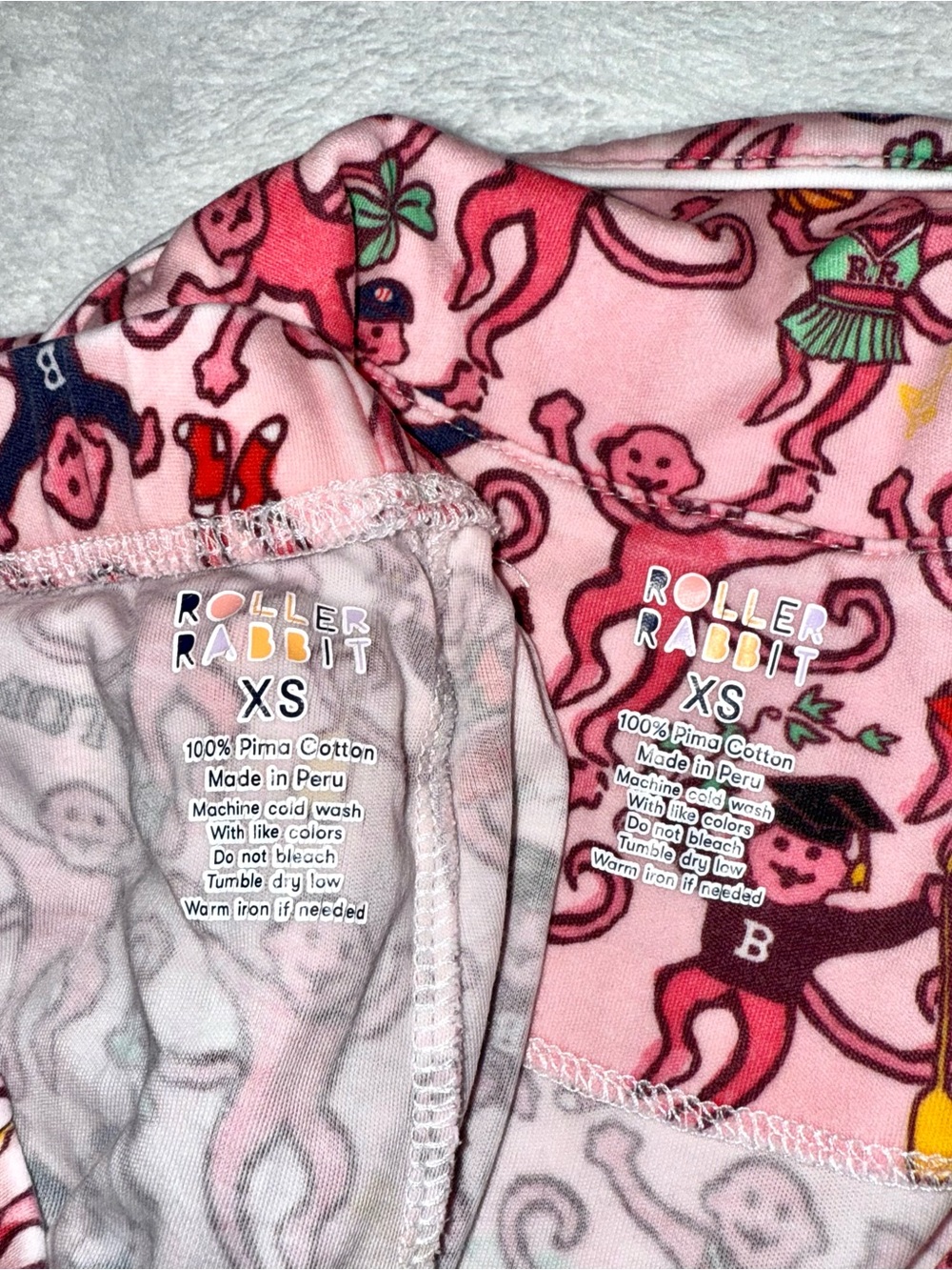 Women’s Roller Rabbit EXCLUSIVE LIMITED EDITION Boston Massachusetts Polo Pajama - Picture 7 of 8